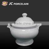 High Quality Durable Soup Tureen Porcelain for Restaurant thumbnail-3