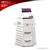 2016 Newfangled 6 Side Stainless Steel Handheld Food Grater Supplier's Choice thumbnail-5