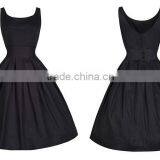 Women's Vintage Clothing Cotton Umbrella Swing Rockabilly Dress thumbnail-5