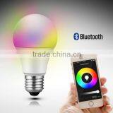 ce rohs ul wifi smart control e27 bulb & rgbw alarm music wlan led lighting bulb for smart lighting & 4w e27 base led wifi bulb