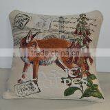 PLUS Different Design Cushion Cover, Vivid Fox Jacquard Pillow Cover thumbnail-1