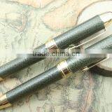 Hot sell crocodile leather fountain pen for high end business gift