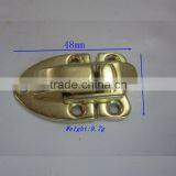 New Design Toggle Metal Hasp Lock Gold Tone for Wooden Box thumbnail-3