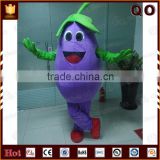 Popular eggplant mascot outdoor walking cheap mascot costumes