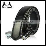 Black real leather material western mens belts