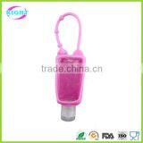 Customized Silicone Hand Sanitizer Holder Keychain thumbnail-3