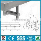 Outdoor316 Stainless Steel Brushed Square Wall Brackets for Handrail Fittings Design thumbnail-1