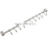 Dual Function Stainless Kitchen Rail With 10 Movable Hooks Hangers thumbnail-4