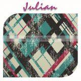 Green Square Spandex Print Nylon Fabric for Beach Chair