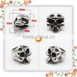 Stainless Steel Metal Bead Decorative Skull for Men Bracelet Making thumbnail-4