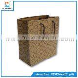 2016 New Fancy Recyclable Custom Logo Printed Kraft Recycle Paper Bag thumbnail-1