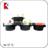 Best Selling Items Black Matt Finished Ceramic Soup Bowl Lid and Handle thumbnail-2