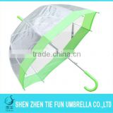 POE/PVC color transparent umbrella