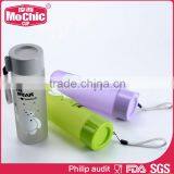 Mochic 500ml BPA Free Water Bottle for Travel / Lovely Cartoon Plastic Water Bottle, Frosted Water Bottle With Sling for Gift thumbnail-6