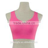 Good quality seamless sport bra for ladies in nude color