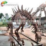 Museum Quality Fiberglass Park Dinosaur Skeleton for Sale