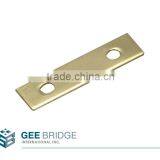 Miniature Hardware Solid Brass Mending Plate thumbnail-1