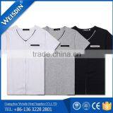 180 Grams New Style Silk/cotton Short Sleeve Custom High End Tshirts thumbnail-2