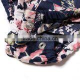 New Design Cotton Boutique Clothing Little Girls Flower Jumpsuit Summer Baby Girls Beach Romper thumbnail-5