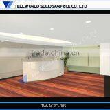 Top Quality 100% Acrylic Solid Surface Wholesale Reception Desk for Restaurant/hotel thumbnail-4