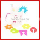 2014 Best Seller Bubble Silicone Rubber Wine Glass Suction Charms thumbnail-4