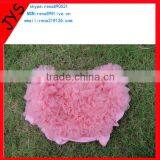 Light Pink Cotton Lace Baby Bloomers With Ruffle thumbnail-1