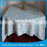 Factory direct supply hot selling using convenience table cover,flannel back plastic tablecloths