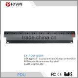 LY-PDU-US04 Double Side New Arrival Custom Design 220v PDU With Switch