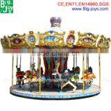 Indoor and Outdoor Amusement Children Ride,electric Merry-go-round for Sale