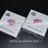 Qi Wireless Phone Charger Crystal Square Shape Wireless Charging Pad With LED Lighting for Promotional Gifts thumbnail-5