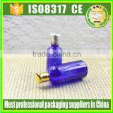 Empty Glass Eye Dropper Blue Serum Bottles for Aromatherapy Essential Oils thumbnail-2