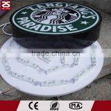 LED Acrylic Double Sides Round Vacuum Formed Display Light Box for Chain Shop thumbnail-6