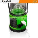 Outdoor Hiking Light Led Rechargeable Camping Lantern With Meergency Cell Phone Charger