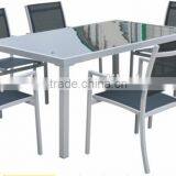 7pcs steel sling dining set