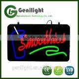 Large Bright Animated 22*13 Inch LED Cocktails Martini Wine Glass Open Bar Sign thumbnail-4