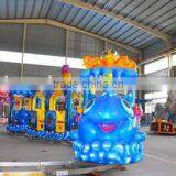 Theme Park Kids Game Equipment Electric Track Train for Children Sale thumbnail-4