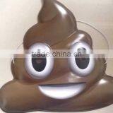 PVC Embossed Plastic Emoji Mask/whatsapp Expression Poop Mask