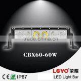 Hot Sale Single Row Offroad Led Light Bar 13" 60W Curved 10w Led Light Bar