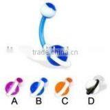 Flexible Saturn Belly Button Ring,belly Ring, Body Piercing Jewelry