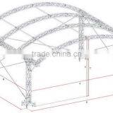 Impressive Maga Arc Design Roof Truss System Covering Stages up to 320sq'm