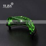 Cylinder Zinc Alloy Metal Base Green Cabinet Crystal Handle thumbnail-1