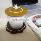 Little Tree Shape Silicone Cup Lid Coaster thumbnail-2