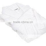 White Full Length Wash Microfiber Bathrobe for Couple thumbnail-2