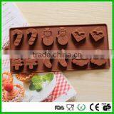 Christmas Trees Cup Cake Decoration Silicone Mold For Pastry thumbnail-2