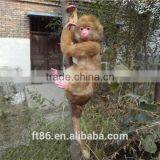 Decorative Furry Artificial Plush Toy Garden Monkey thumbnail-2