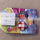 Wholesale 3 in 1 Colorful Plastic Magic Puzzles Cube for Children Gifts Educational Toys thumbnail-4