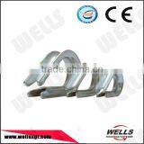 DIN6899B Electrical Galvanized Wire Rope Round Custom Thimble Clevis Price thumbnail-1