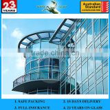 3-19mm Tempered Building Glass for Sale