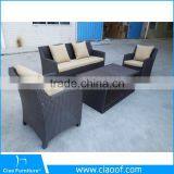 Горячая распродажа! Рattan  угловой диван для сада thumbnail-2