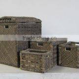 High Quality Best Selling Eco-friendly Seagrass Storage Baskets From Vietnam thumbnail-1